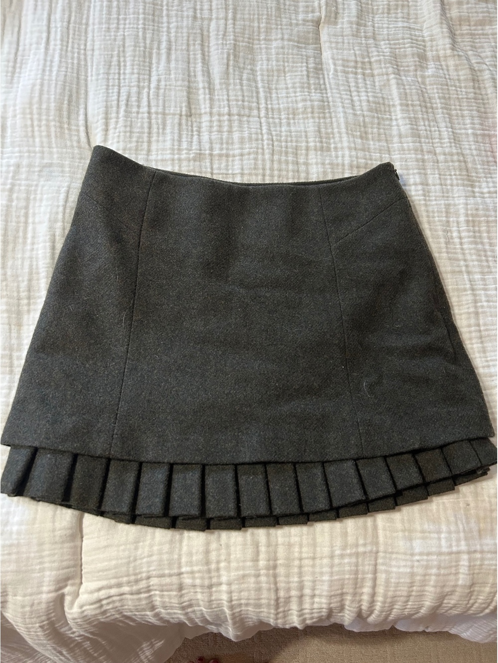 Jigsaw Wool Pleated Skirt
